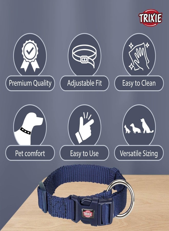 Trixie, Designed in Germany, Premium Adjustable Collar for Dogs, 20kg or Above (Poodle, Bull Dog. Labrador, Golden Retriever), 40-65 cm/50 mm (L-XL, Indigo) - Image 3